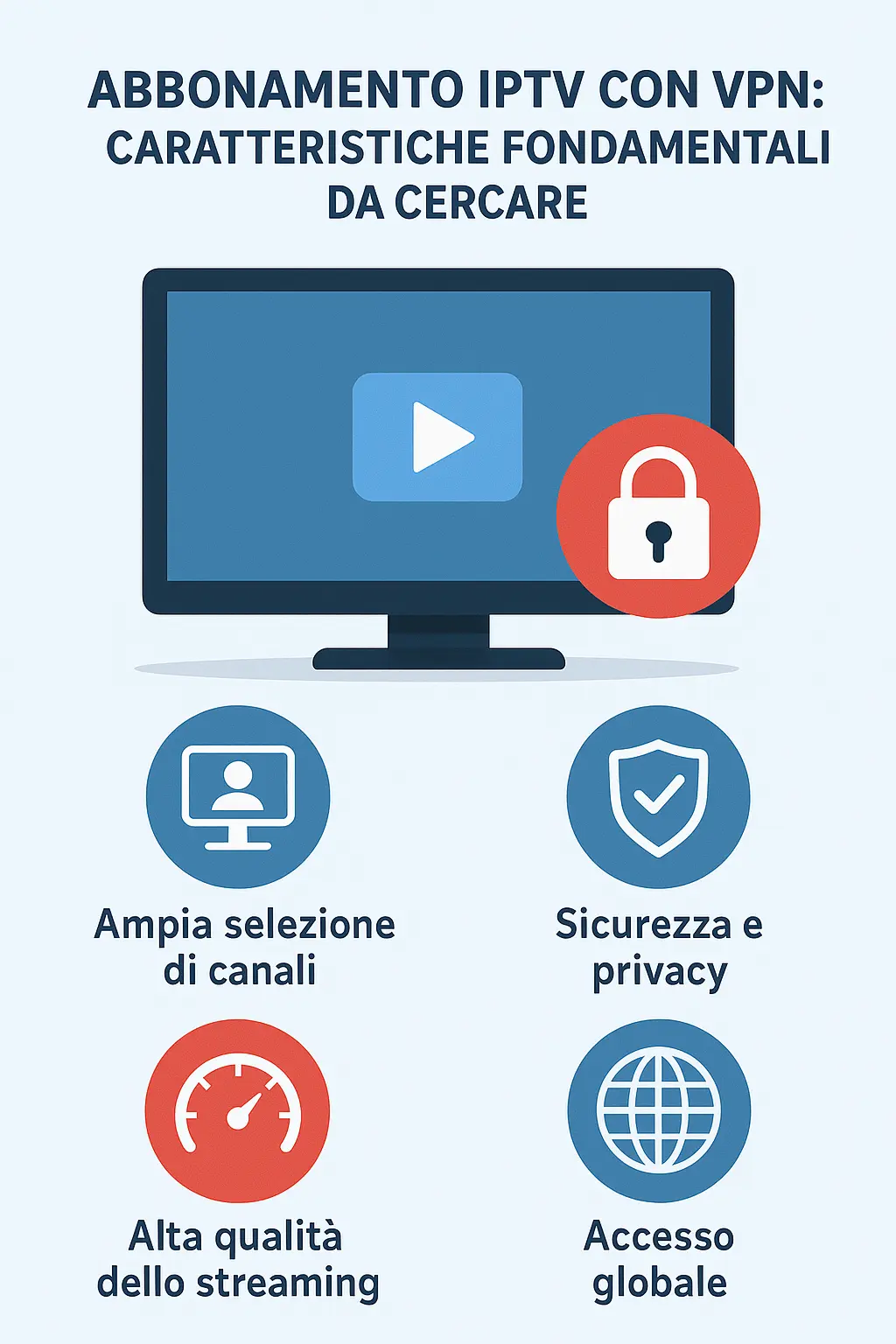 Abbonamento IPTV con VPN per streaming sicuro, stabile e senza limiti