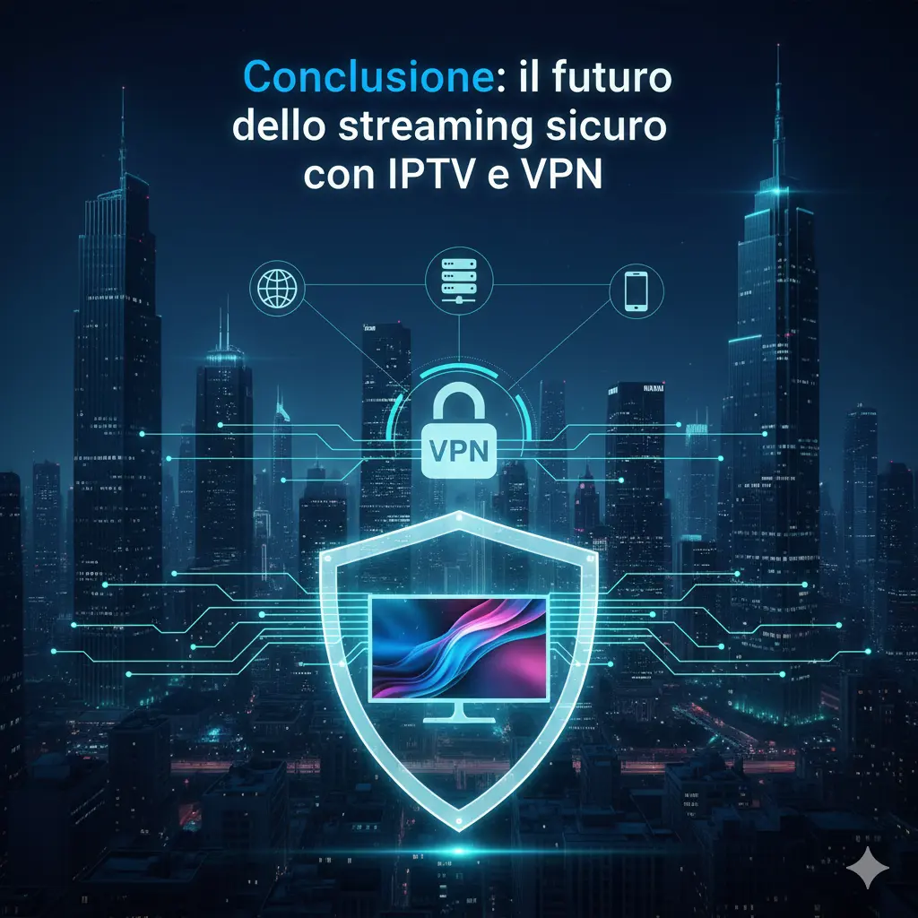Abbonamento IPTV con VPN per streaming sicuro, stabile e senza limiti