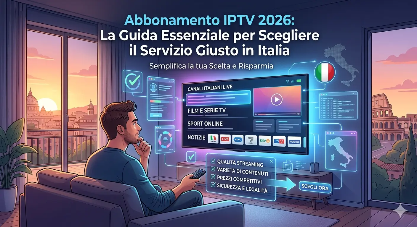 Abbonamento IPTV 2026: La Guida Essenziale per Scegliere il Servizio Giusto in Italia